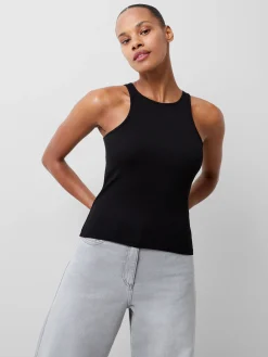 French Connection Tops-Rassia Sheryle Ribbed Tank Top