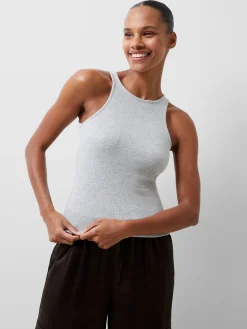 French Connection Tops-Rassia Sheryle Ribbed Tank Top