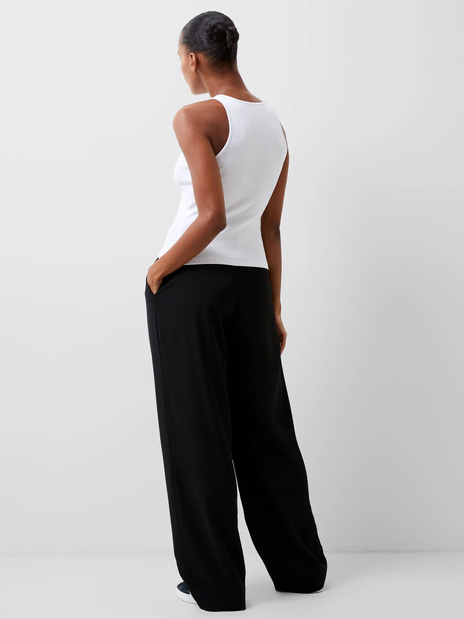 French Connection Tops-Rassia Sheryle Ribbed Tank Top