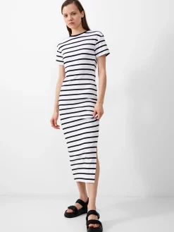 French Connection Maxi Dresses-Rassia Stripe Midi Dress