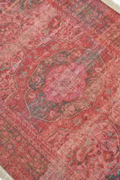 French Connection Rugs-Recycled Crimson Cassis Runner