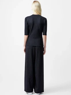 French Connection Tops|Co-Ords-Regina Jersey Shoulder Pad Tee