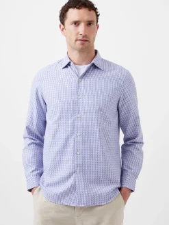 French Connection Shirts-Regular Fit Classic Collar Check Shirt