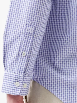 French Connection Shirts-Regular Fit Classic Collar Check Shirt