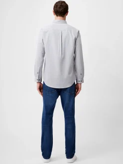 French Connection Shirts-Regular Fit Herringbone Button Down Shirt