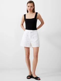 French Connection Co-Ords-Rhodes Cotton Embroidered Shorts