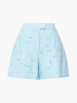 French Connection Co-Ords-Rhodes Cotton Embroidered Shorts