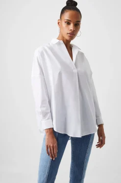 French Connection Shirts-Rhodes Poplin Popover Shirt