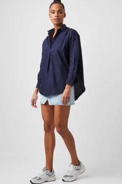 French Connection Shirts-Rhodes Poplin Popover Shirt