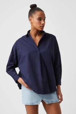 French Connection Shirts-Rhodes Poplin Popover Shirt