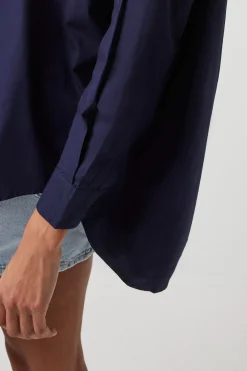 French Connection Shirts-Rhodes Poplin Popover Shirt