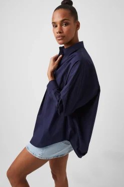 French Connection Shirts-Rhodes Poplin Popover Shirt