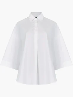 French Connection Tops|Shirts-Rhodes Poplin Popover Shirt