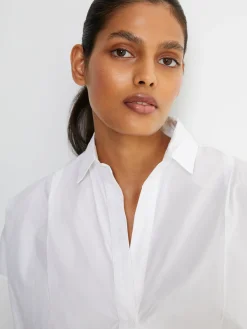 French Connection Shirts-Rhodes Poplin Sleeveless Popover Shirt