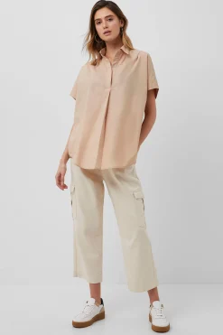 French Connection Shirts-Rhodes Poplin Sleeveless Popover Shirt