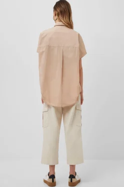 French Connection Shirts-Rhodes Poplin Sleeveless Popover Shirt