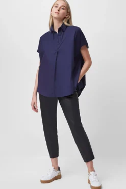 French Connection Tops|Shirts-Rhodes Poplin Sleeveless Popover Shirt