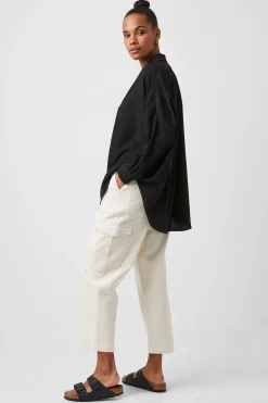 French Connection Tops|Shirts-Rhodes Recycled Crepe Popover Shirt