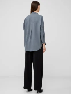 French Connection Tops|Shirts-Rhodes Recycled Crepe Popover Shirt