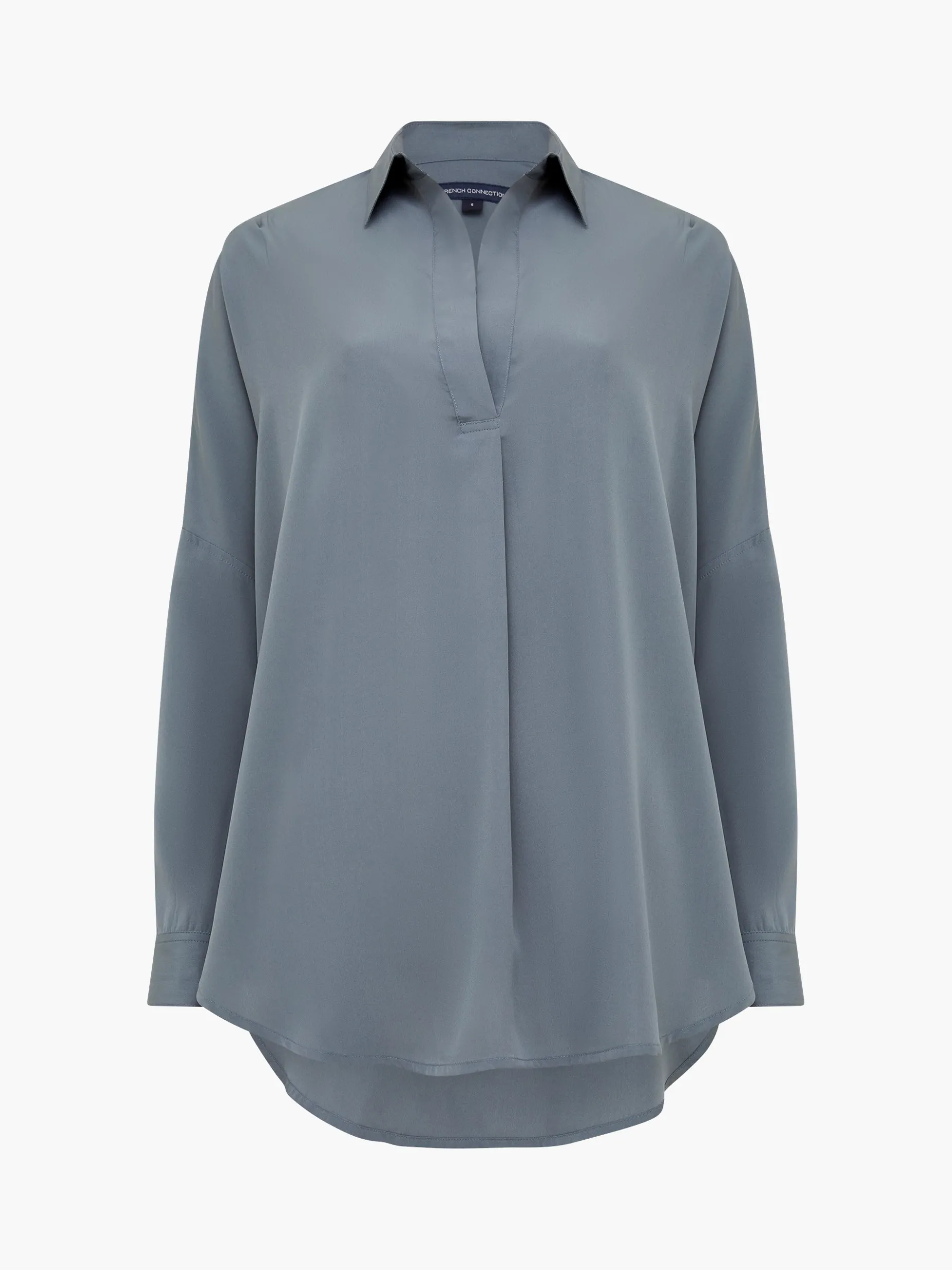 French Connection Tops|Shirts-Rhodes Recycled Crepe Popover Shirt