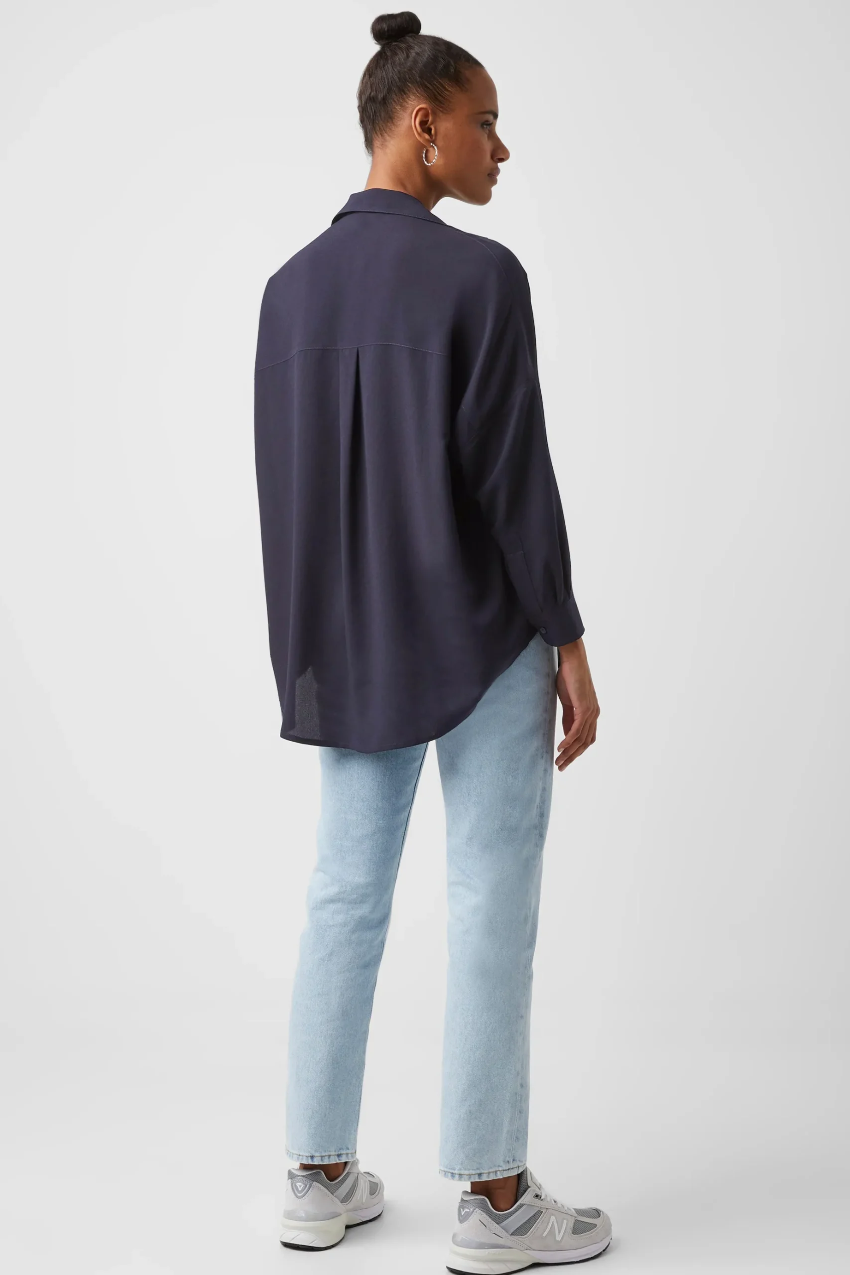 French Connection Tops|Shirts-Rhodes Recycled Crepe Popover Shirt