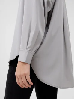 French Connection Tops|Shirts-Rhodes Recycled Crepe Popover Shirt