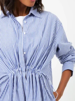 French Connection Dresses|Shirt Dresses-Rhodes Stripe Poplin Shirt Dress