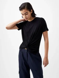 French Connection Tops-Rianna Twist Jersey Top
