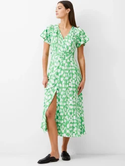 French Connection Maxi Dresses-Riley Belted Maxi Dress