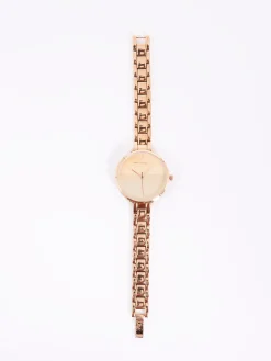 Women French Connection Jewellery|Jewellery-Tone Bracelet Watch with Dial