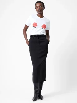 French Connection Tops-Roses Graphic T-Shirt