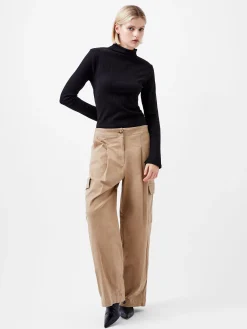 French Connection Tops-Sasia Long Sleeve Mock Neck Top