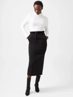 French Connection Tops-Sasia Long Sleeve Mock Neck Top
