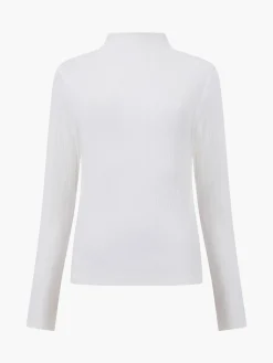 French Connection Tops-Sasia Long Sleeve Mock Neck Top