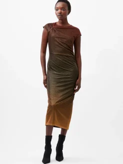 French Connection Dresses|Midi Dresses-Sela Lurex Midi Dress