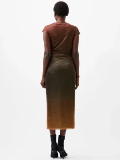 French Connection Dresses|Midi Dresses-Sela Lurex Midi Dress