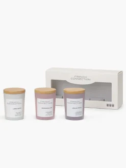 French Connection Home Accessories-Serenity Candles (Set Of 3)