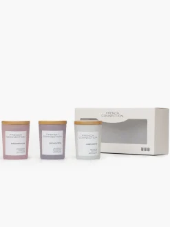 French Connection Home Accessories-Serenity Candles (Set Of 3)