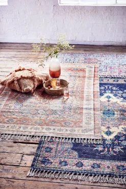 French Connection Rugs-Shanaya Golden Chenille Rug