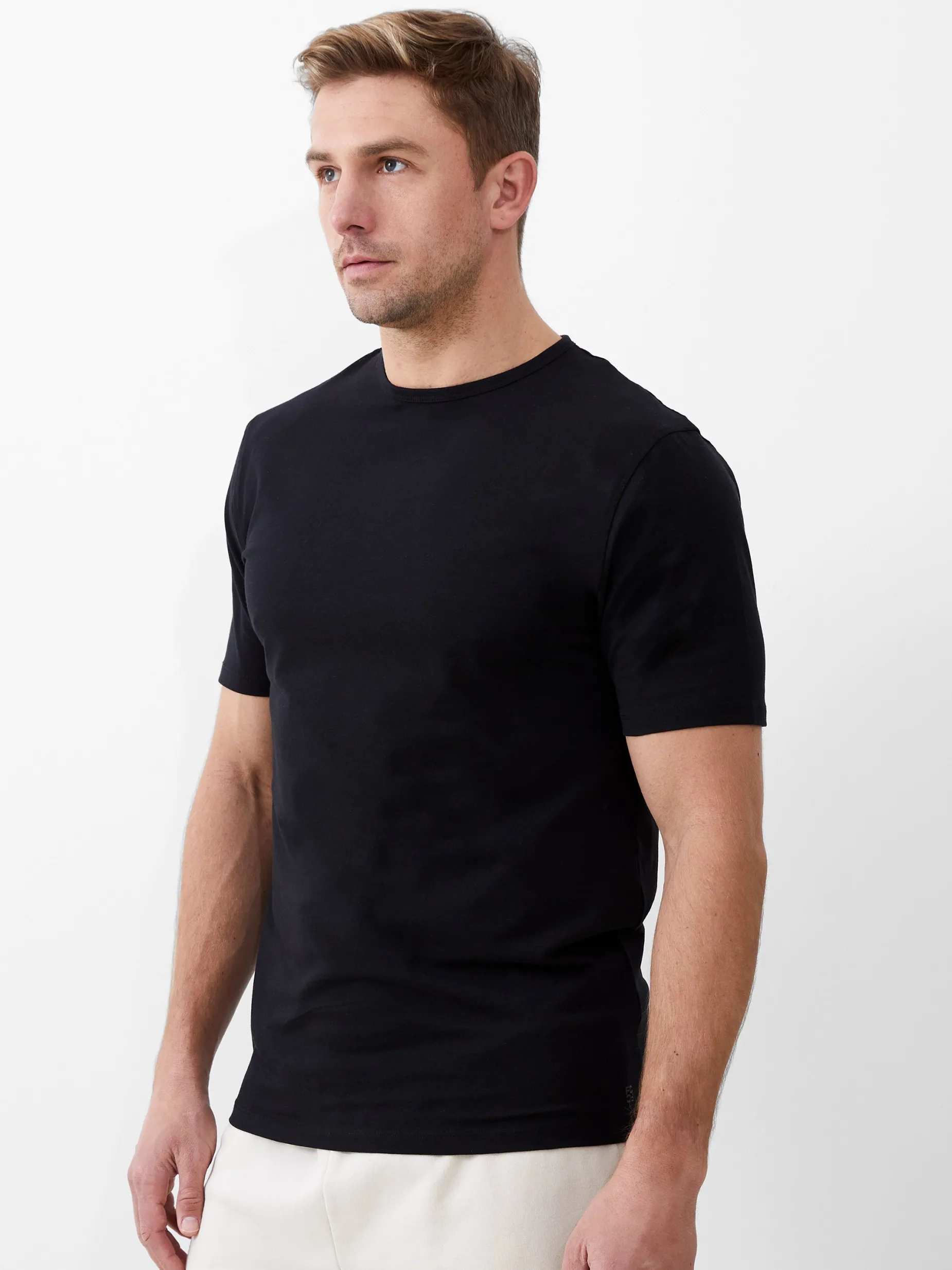 French Connection T-Shirts & Polo Shirts-Short Sleeve Stretch T-Shirt
