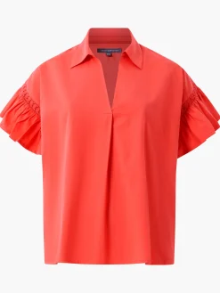 French Connection Jeans & A Nice Top-Sindey Cotton Short Sleeve Popover Shirt