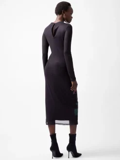 French Connection Dresses|Midi Dresses-Smokey Placement Floral Dress