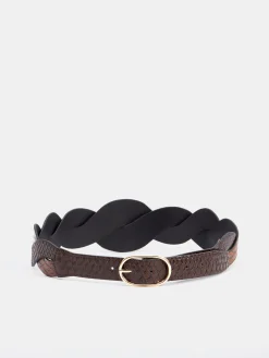 French Connection Belts-Snake Twist Belt