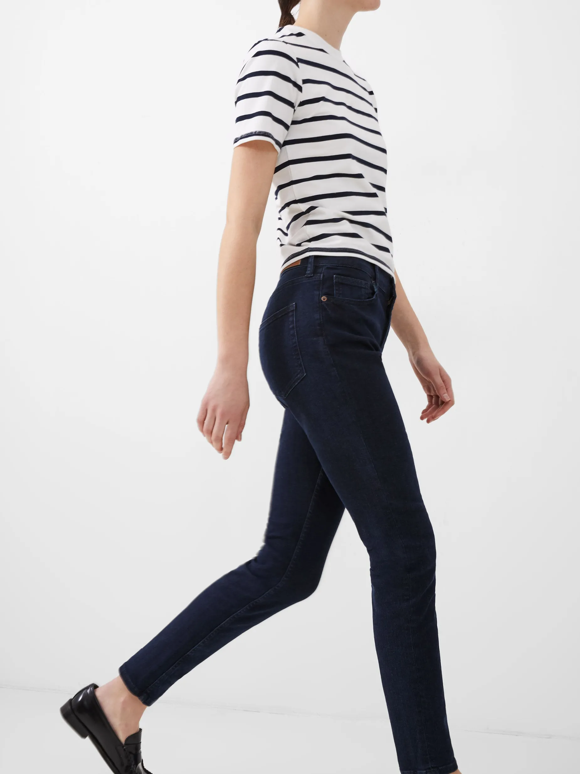 French Connection Trousers|Jeans-Soft Stretch Denim High Rise Skinny Jeans 30 Inch
