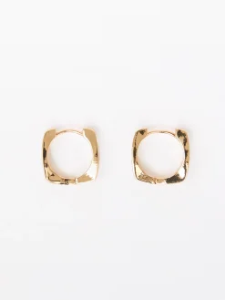 Women French Connection Jewellery|Jewellery-Square Huggie Hoop Earrings