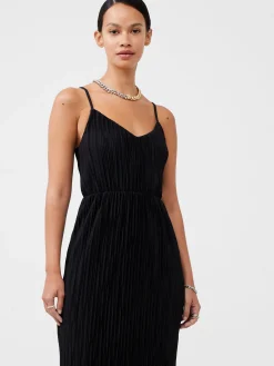 French Connection Maxi Dresses-Strappy Plisse Jersey Maxi Dress