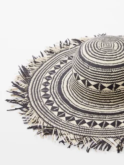 French Connection Hats-Straw Beach Hat