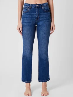 French Connection Trousers|Jeans-Stretch Denim Bootcut Ankle Length Jeans 30 Inch