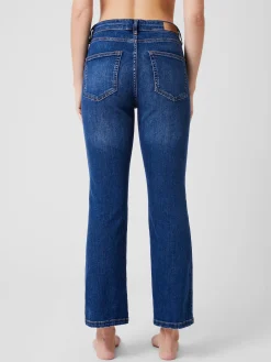 French Connection Trousers|Jeans-Stretch Denim Bootcut Ankle Length Jeans 30 Inch