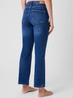 French Connection Trousers|Jeans-Stretch Denim Bootcut Ankle Length Jeans 30 Inch